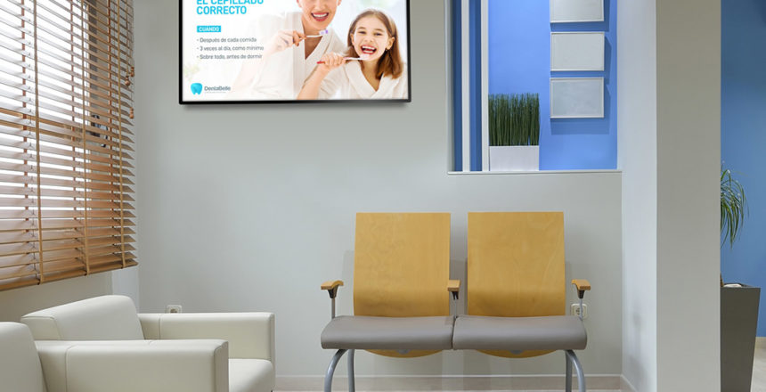 pantallas publicitarias para clinicas